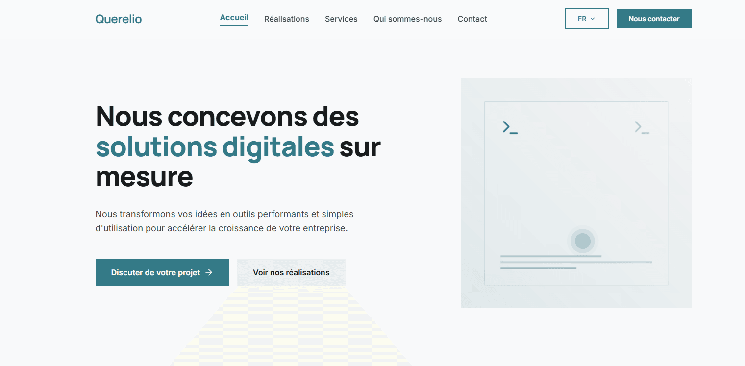 Site professionnel Querelio